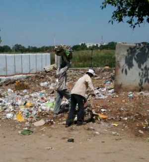 Rasoolpura slum trash heap